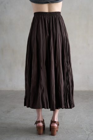 CECILY CRINKLED MAXI SKIRT