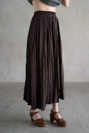 CECILY CRINKLED MAXI SKIRT