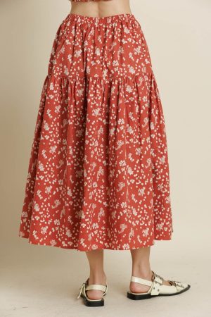 AMAYA FLORAL MAXI SKIRT
