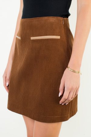 MARLEY CORDUROY MINI SKIRT