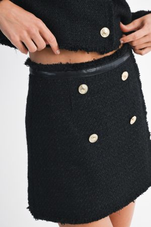 BLAIR TWEED MINI SKIRT