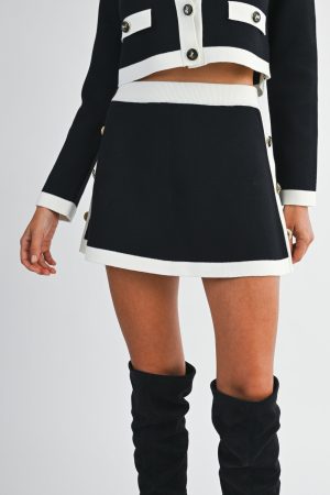 BLAIR KNIT MINI SKIRT