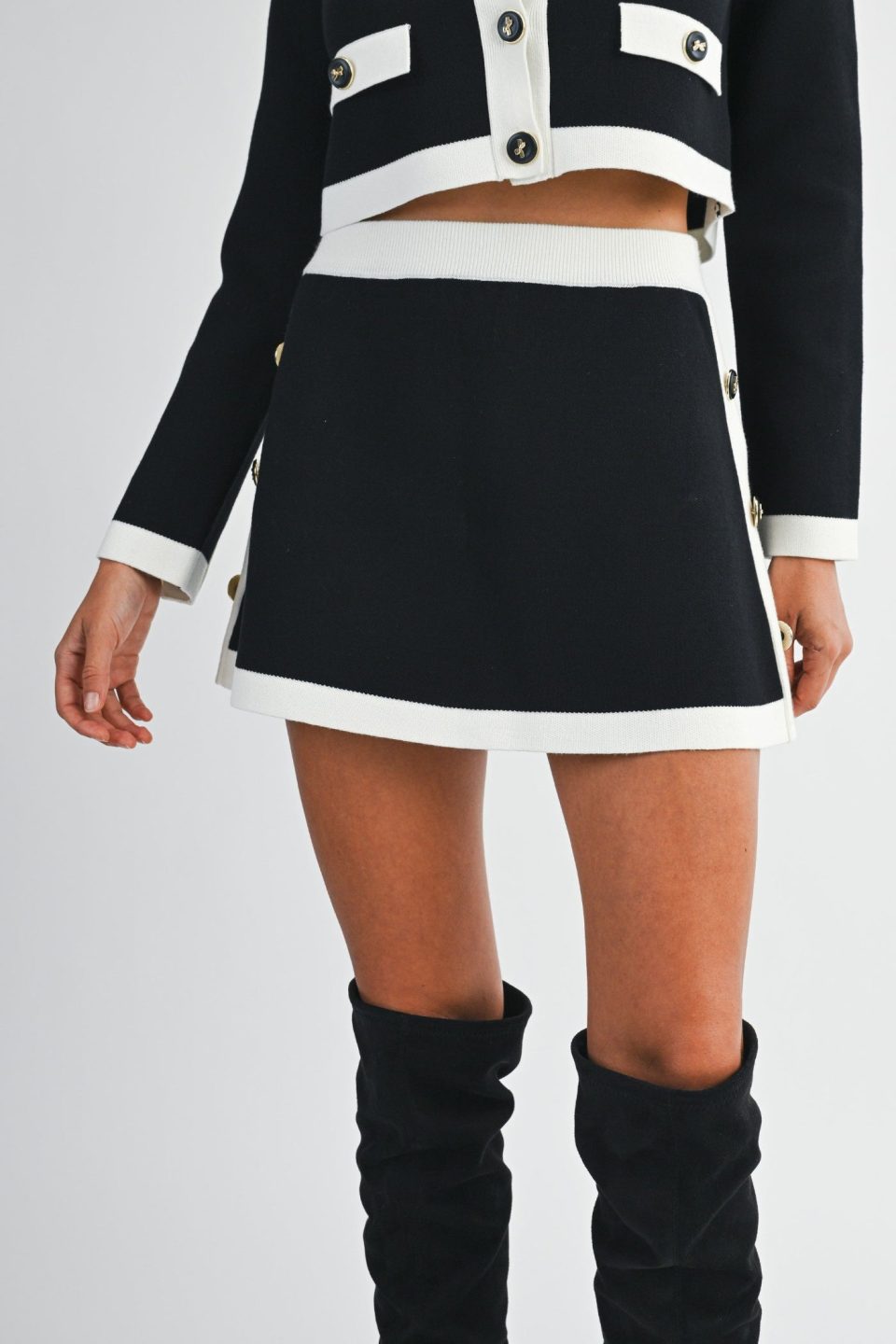BLAIR KNIT MINI SKIRT