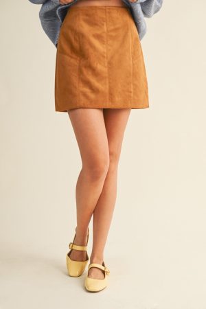 MIA SUEDE MINI SKIRT